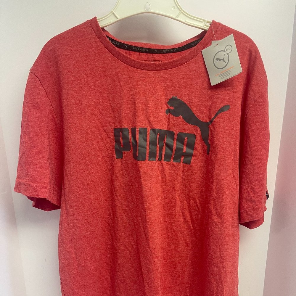 NEW Puma Drycell Men Moisture Management  XL T Shirt red - Y1033